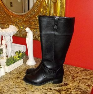 Ladies Solanz Wide Calf Boots